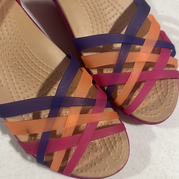 Crocs Jelly Colorful Strappy Sandals Size 8 Women’s - Picture 10 of 12
